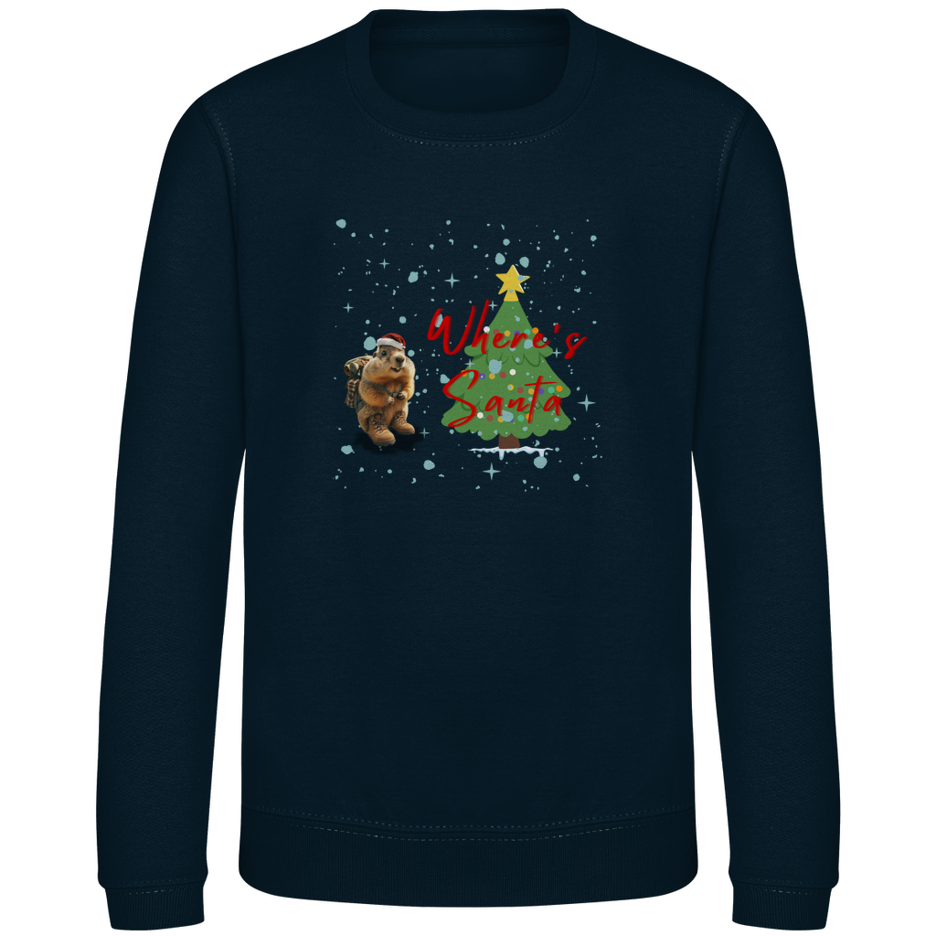 Kinder Sweatshirt Where's Santa