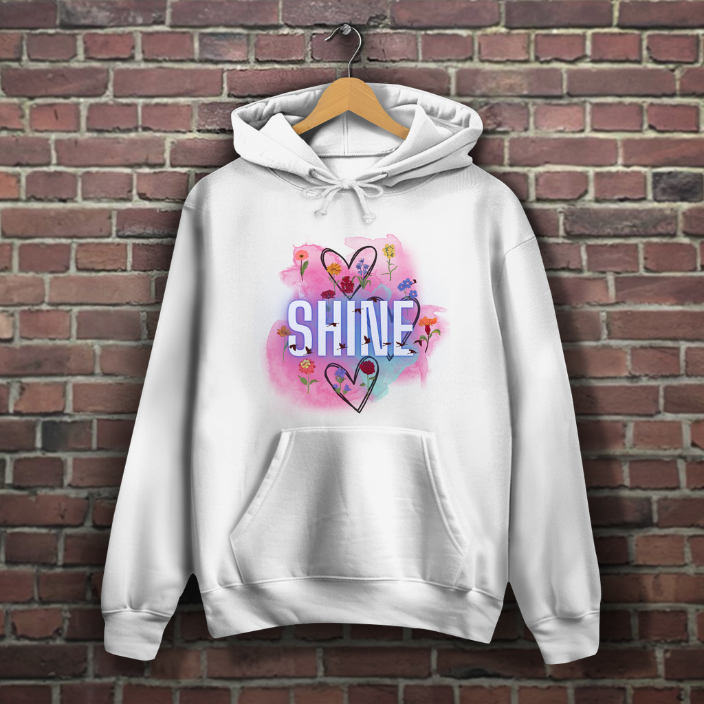 Damen Hoodie Shine