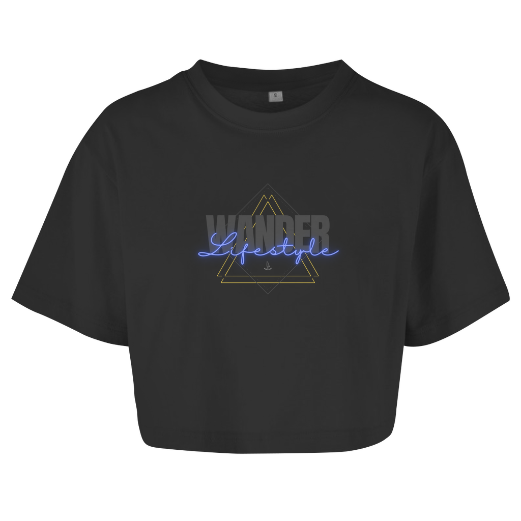 Damen Oversize Crop Top Wander Lifestyle