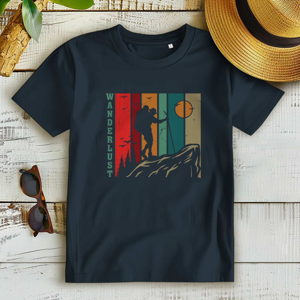 Damen Premium Bio T-Shirt Bergsteiger retro