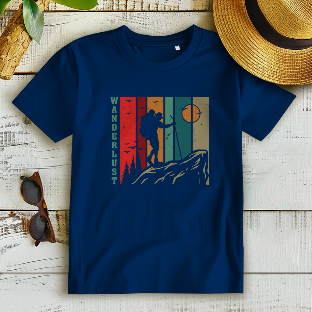 Damen Premium Bio T-Shirt Bergsteiger retro