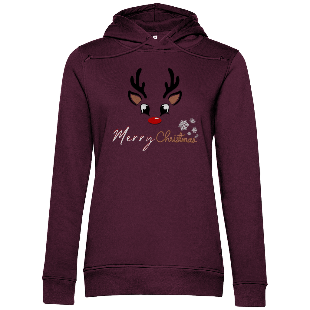 Damen Premium Bio Hoodie Merry Christmas