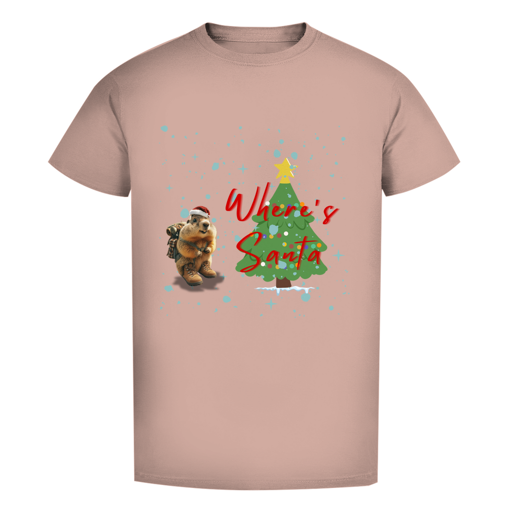 Herren Premium Bio T-Shirt Where's Santa