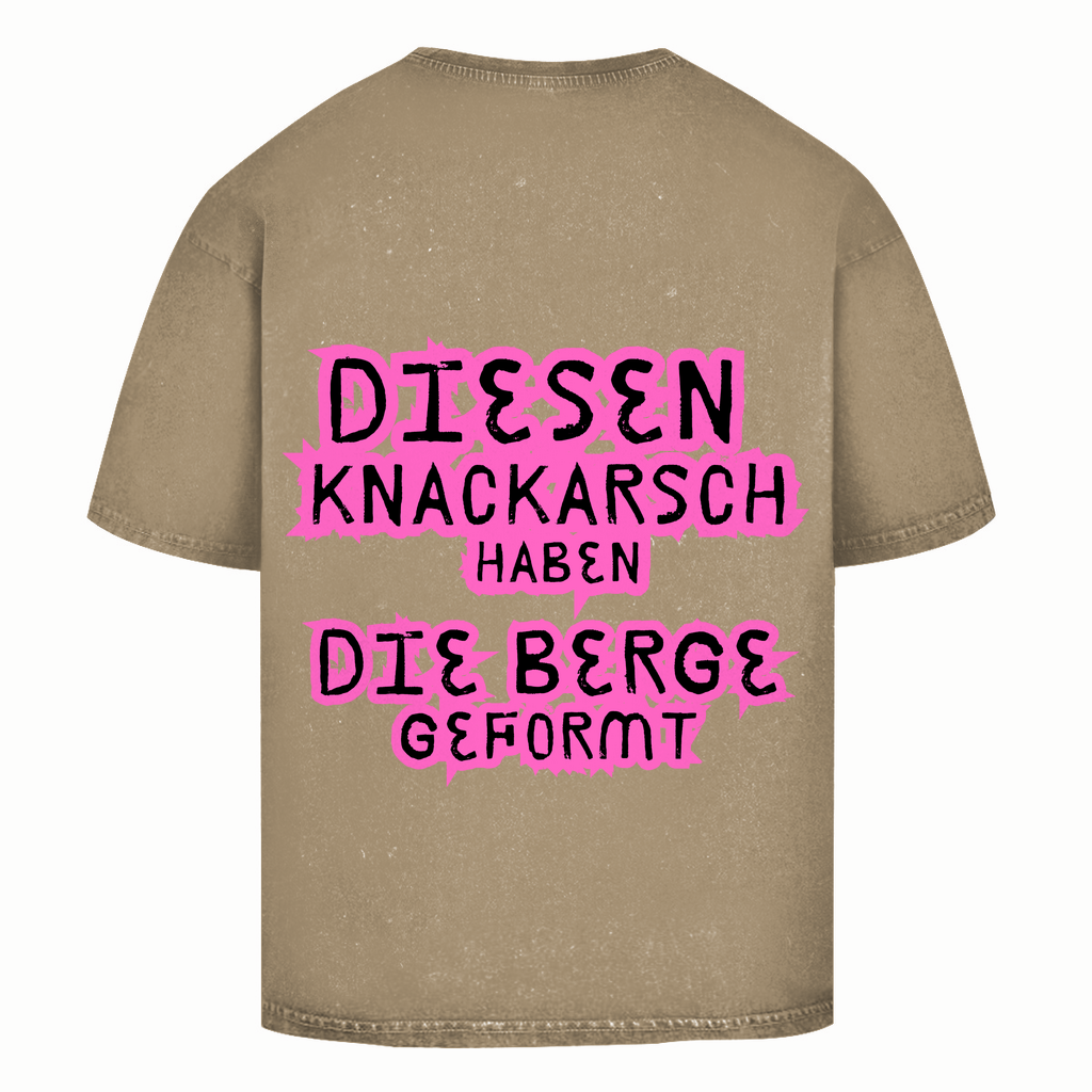 Oversize Washed T-Shirt Knackarsch