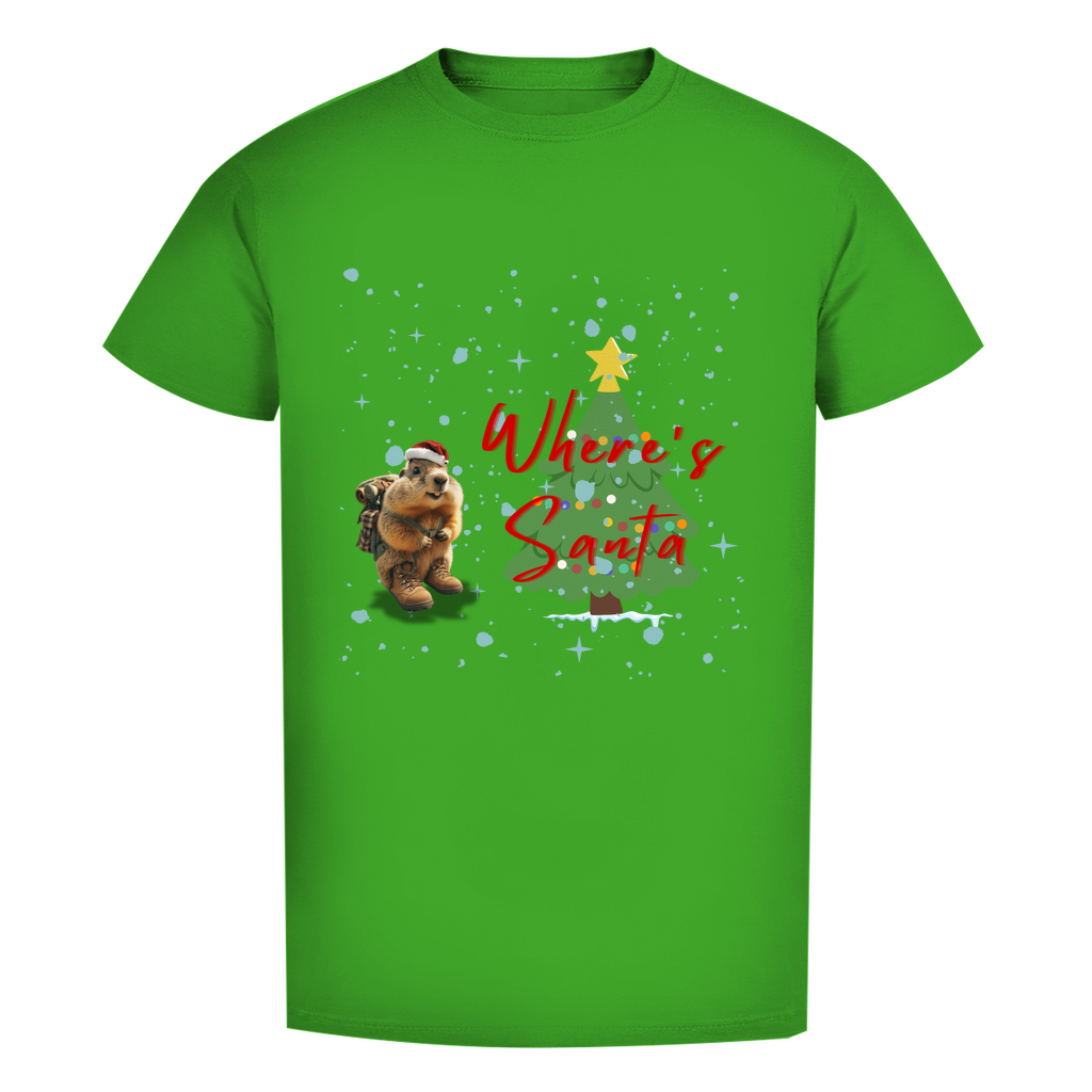 Herren Premium Bio T-Shirt Where's Santa