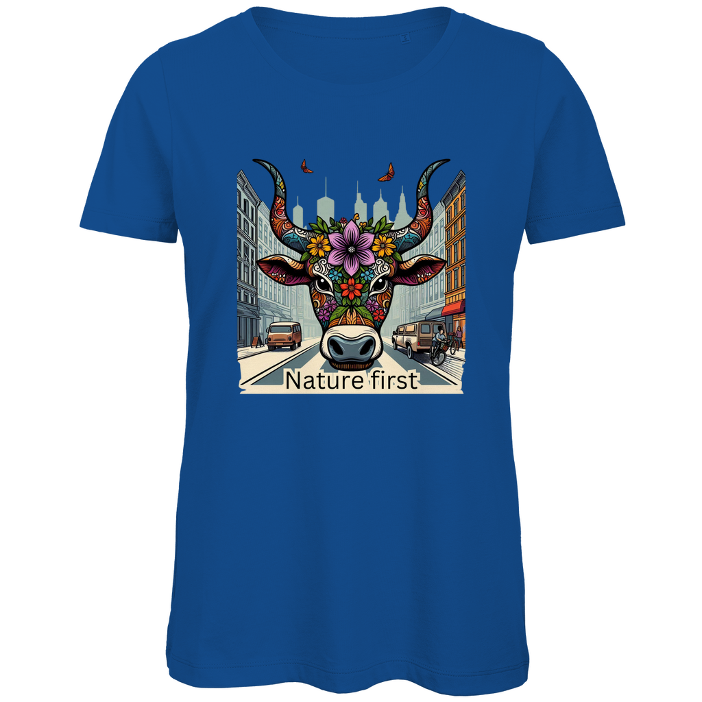 Damen Premium Bio T-Shirt Nature first
