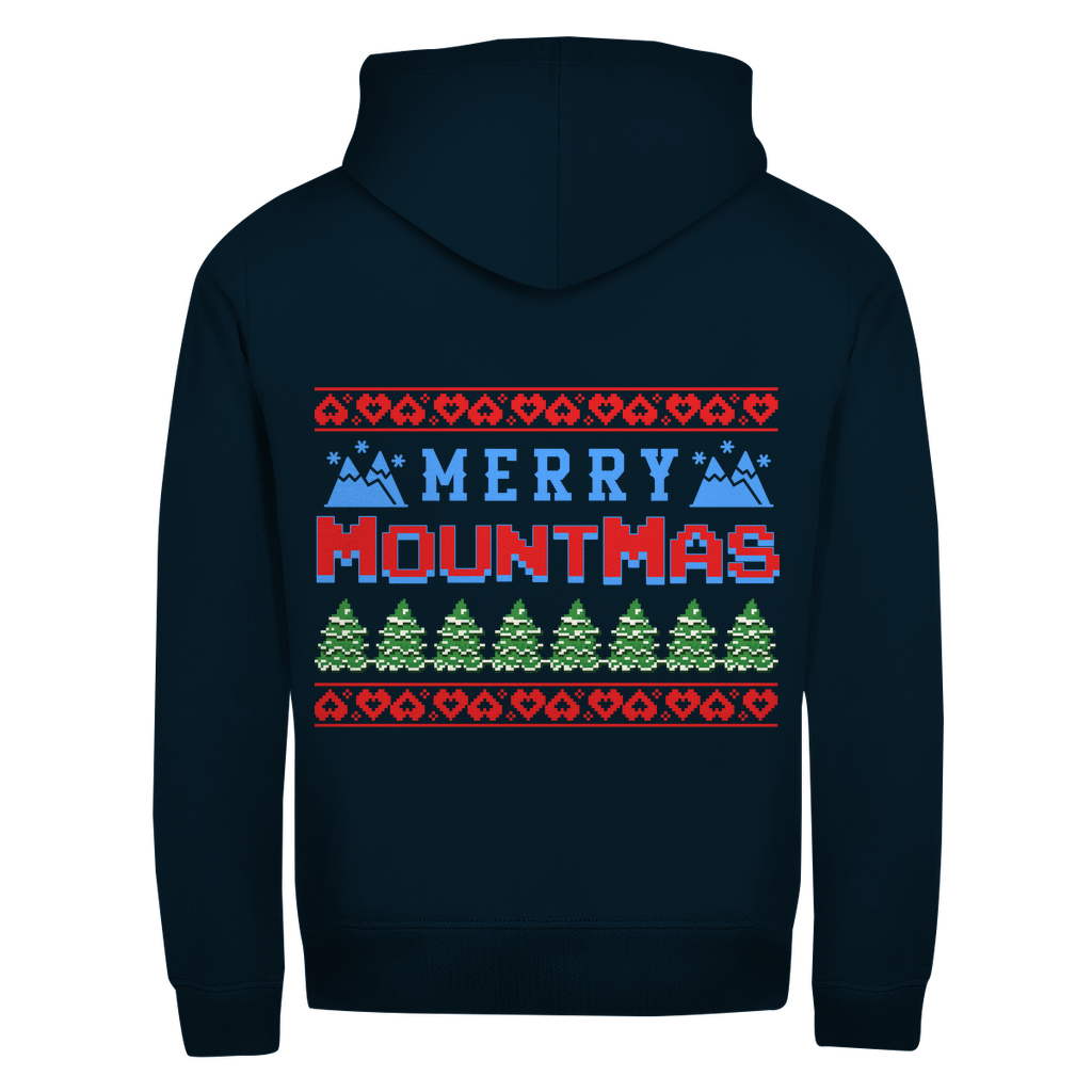 Herren Zipper Hoodie Merry Mountmas