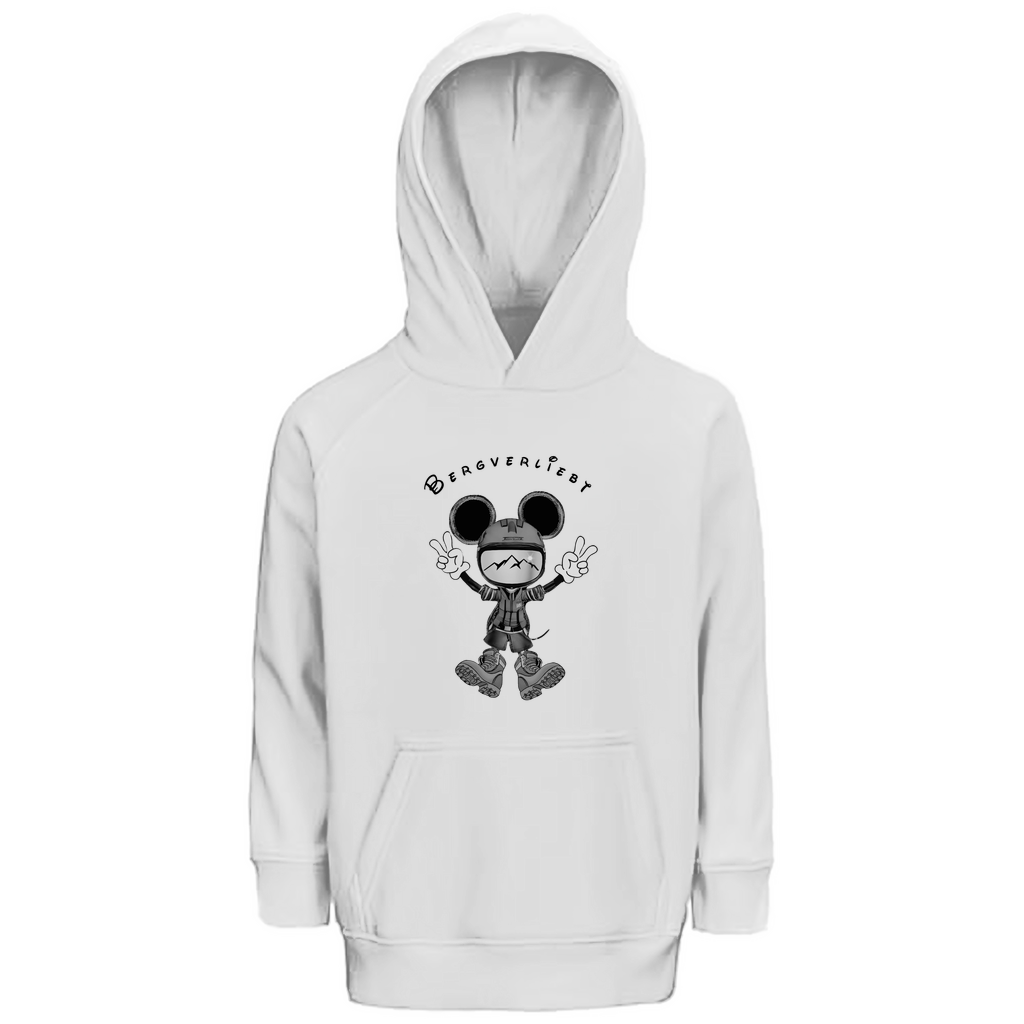 Kinder Premium Bio Hoodie Bergverliebt Maus