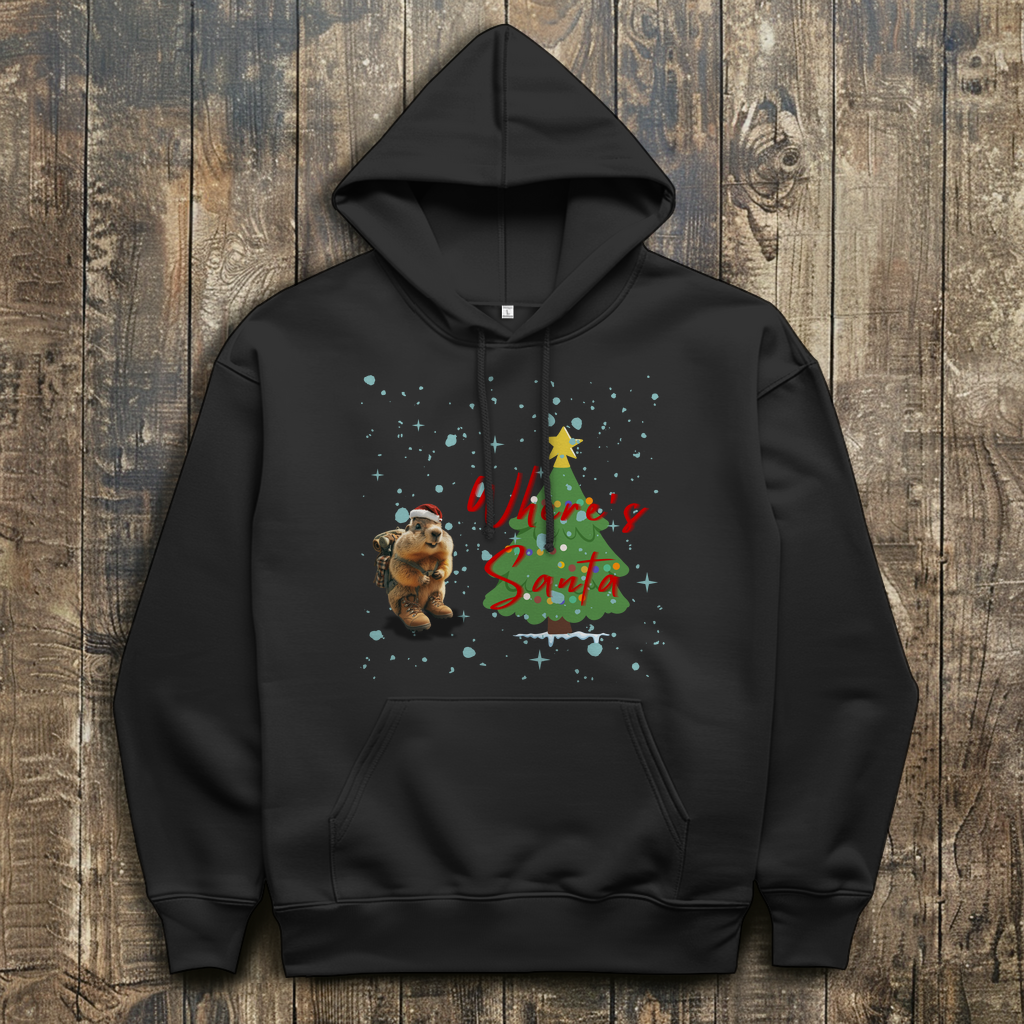 Herren Hoodie Where's Santa