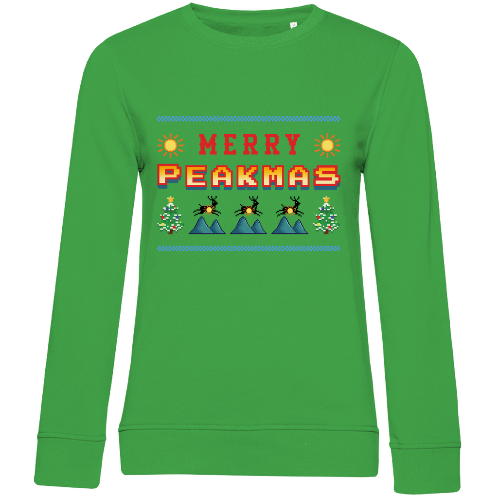 Damen Premium Bio Sweatshirt Merry Peakmas