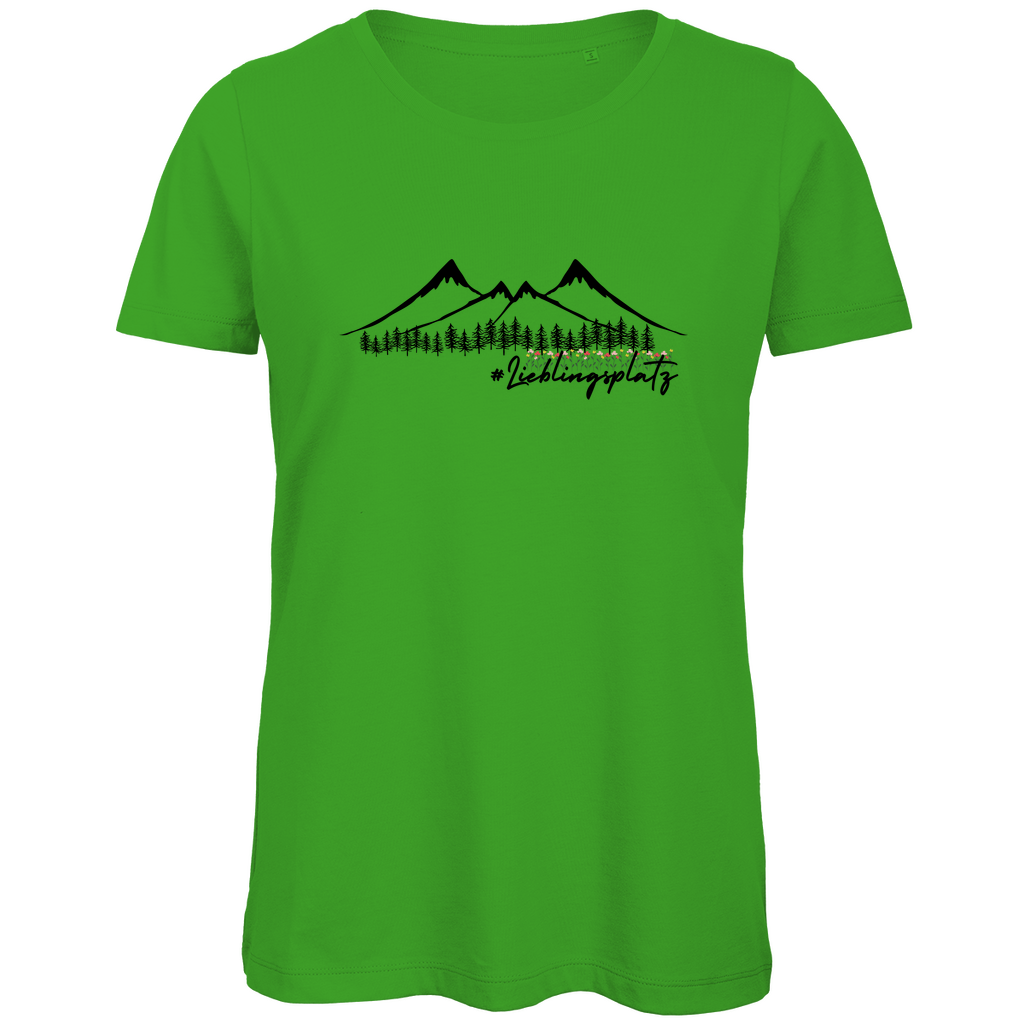 Damen Premium Bio T-Shirt #Lieblingsplatz