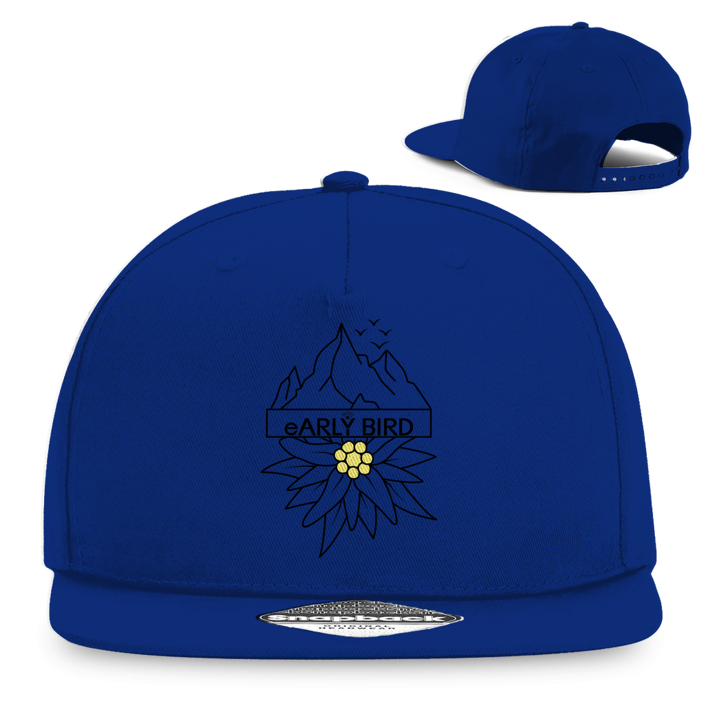 Snapback Rapper Cap Edelweiß
