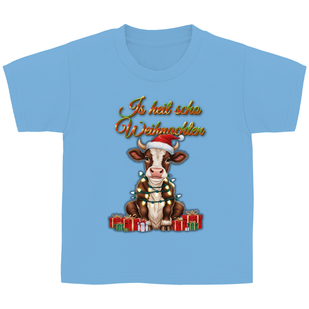 Kinder Basic T-Shirt Is heit scho Weihnachten