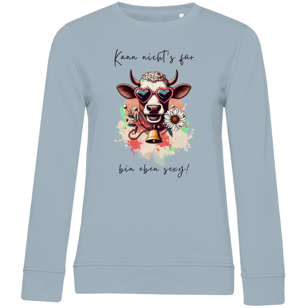 Damen Premium Bio Sweatshirt Bin eben sexy
