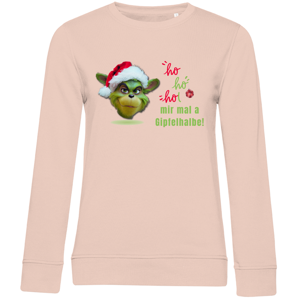 Damen Premium Bio Sweatshirt Gipfelhalbe