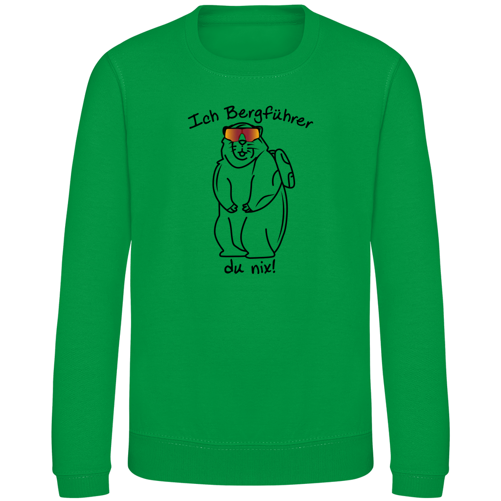 Kinder Sweatshirt Ich Bergführer