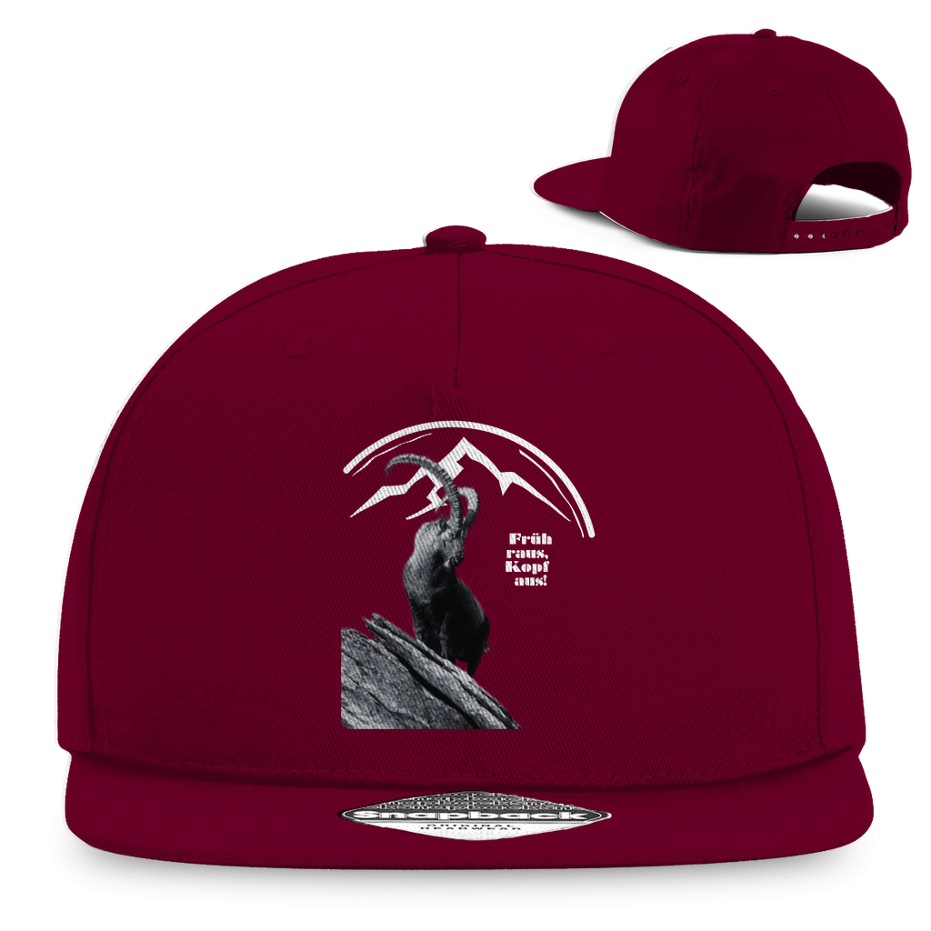 Snapback Rapper Cap Steinbock