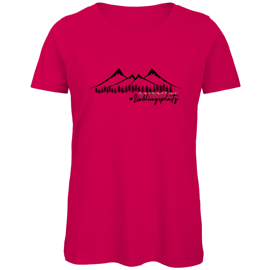 Damen Premium Bio T-Shirt #Lieblingsplatz