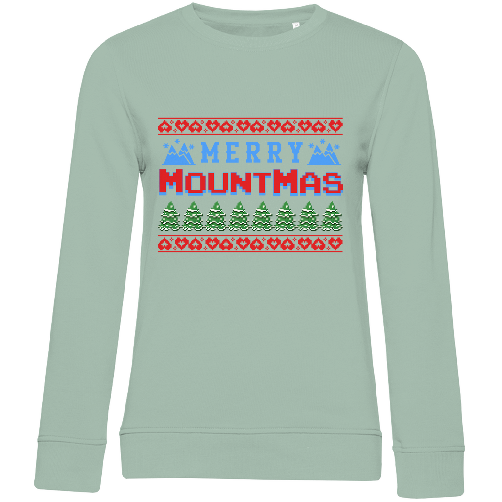 Damen Premium Bio Sweatshirt Merry Mountmas