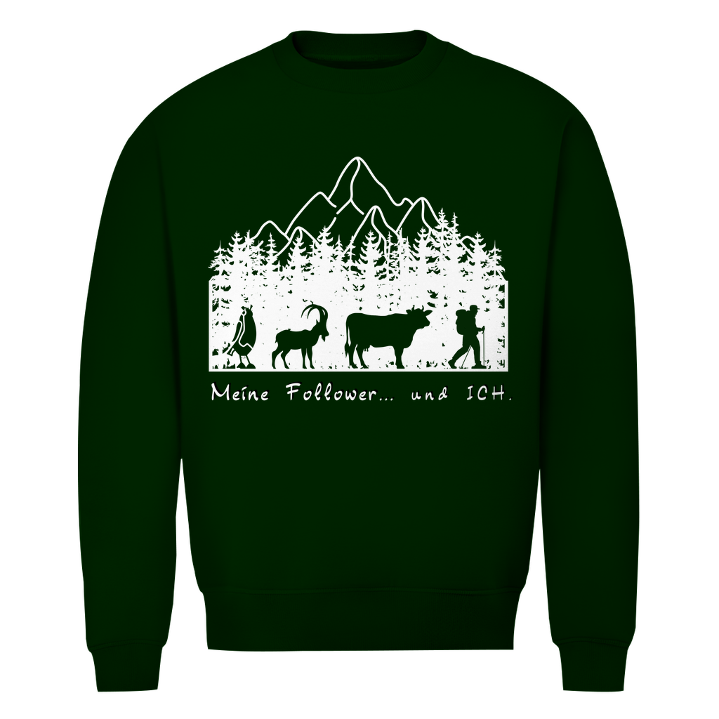 Herren Premium Bio Sweatshirt Meine Follower...