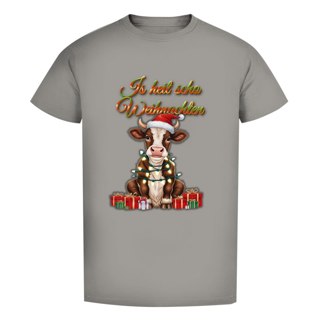 Herren Premium Bio T-Shirt Is heit scho Weihnachten