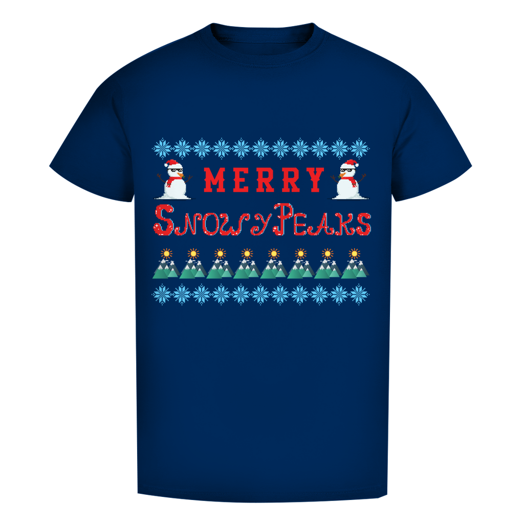 Herren Premium Bio T-Shirt Snowy Peaks