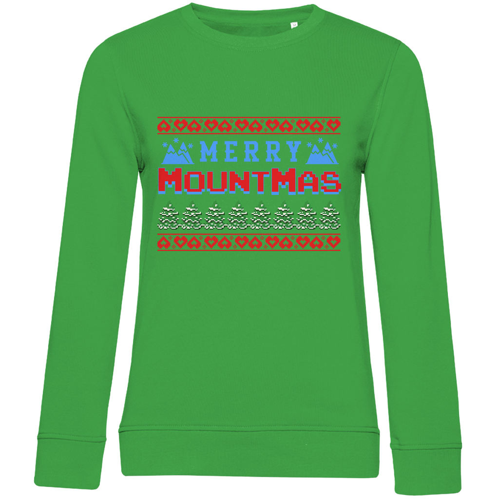 Damen Premium Bio Sweatshirt Merry Mountmas