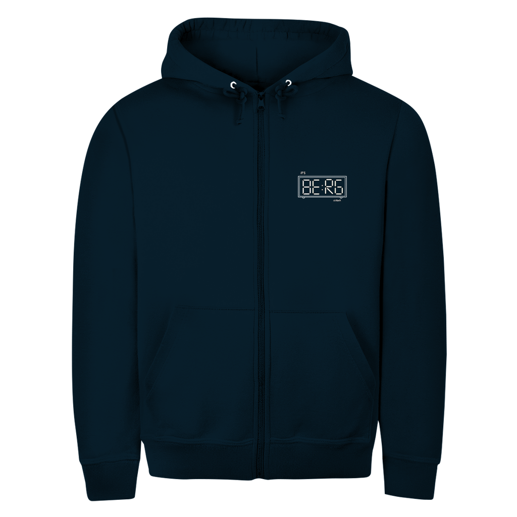 Herren Zipper Hoodie It's Berg o'clock
