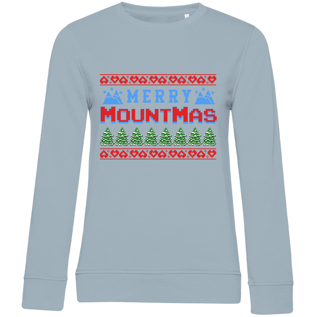 Damen Premium Bio Sweatshirt Merry Mountmas