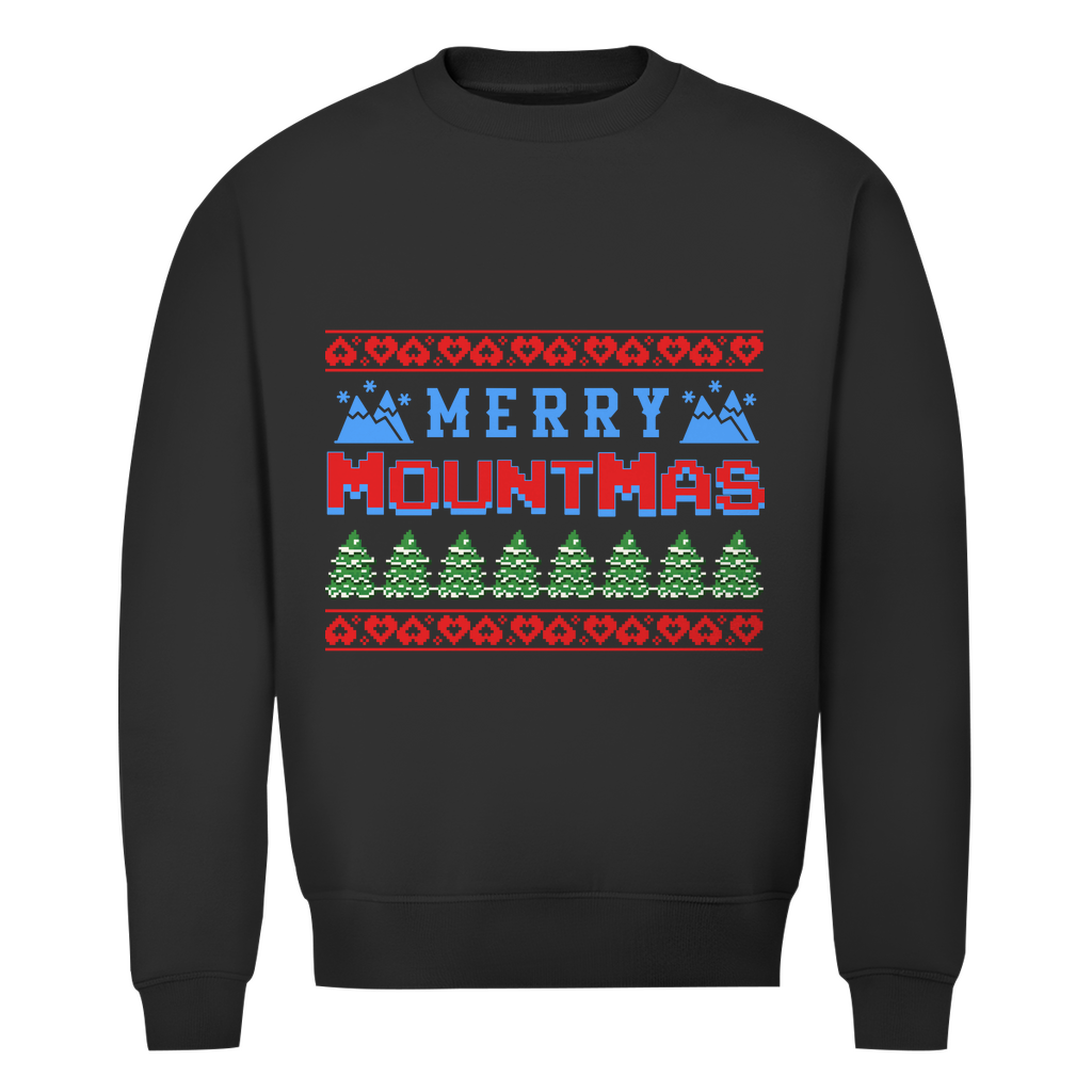 Herren Premium Bio Sweatshirt Merry Mountmas