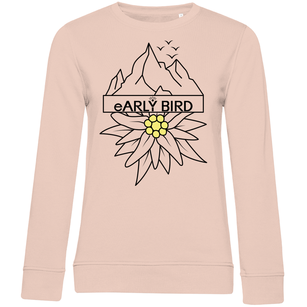 Damen Premium Bio Sweatshirt Edelweiß