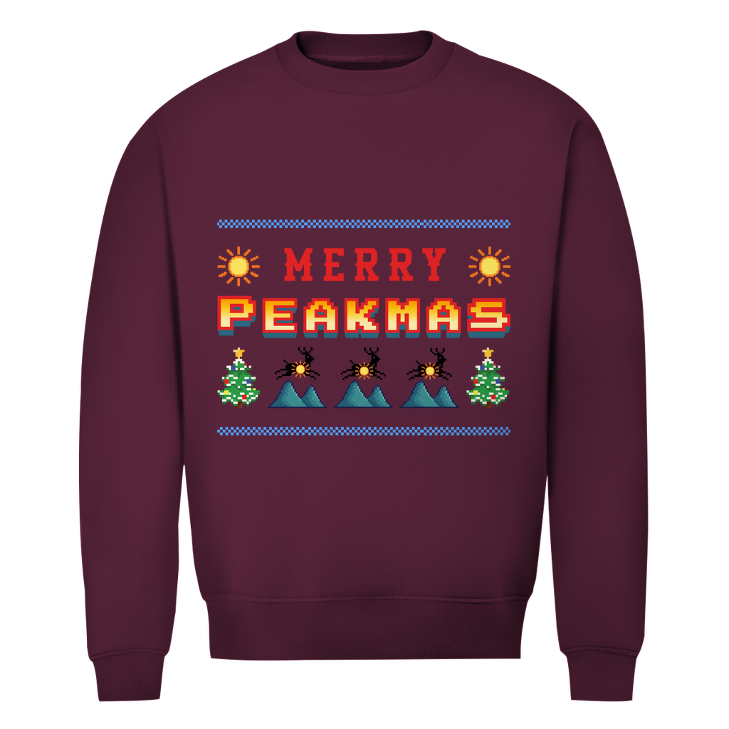 Herren Premium Bio Sweatshirt Merry Peakmas