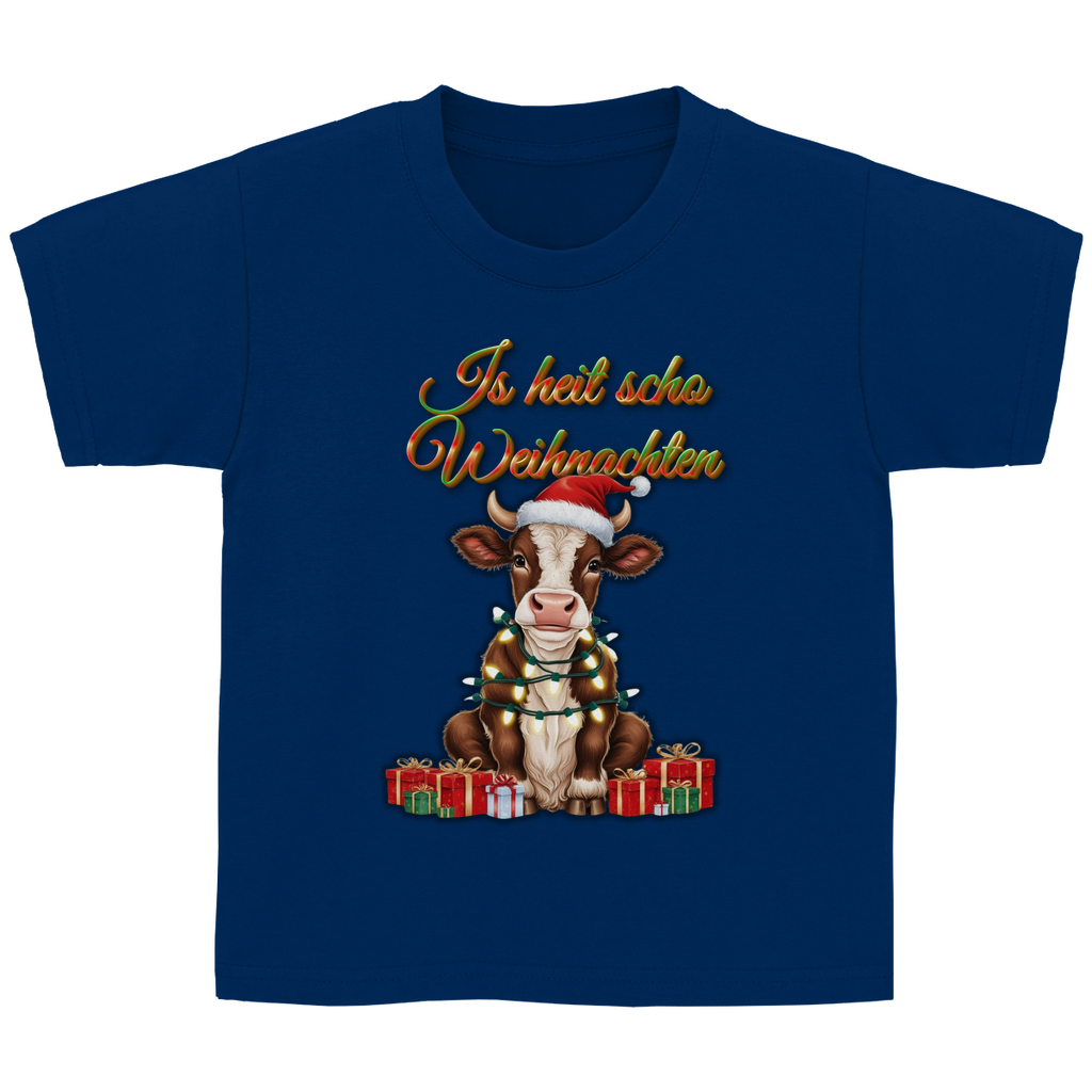 Kinder Basic T-Shirt Is heit scho Weihnachten
