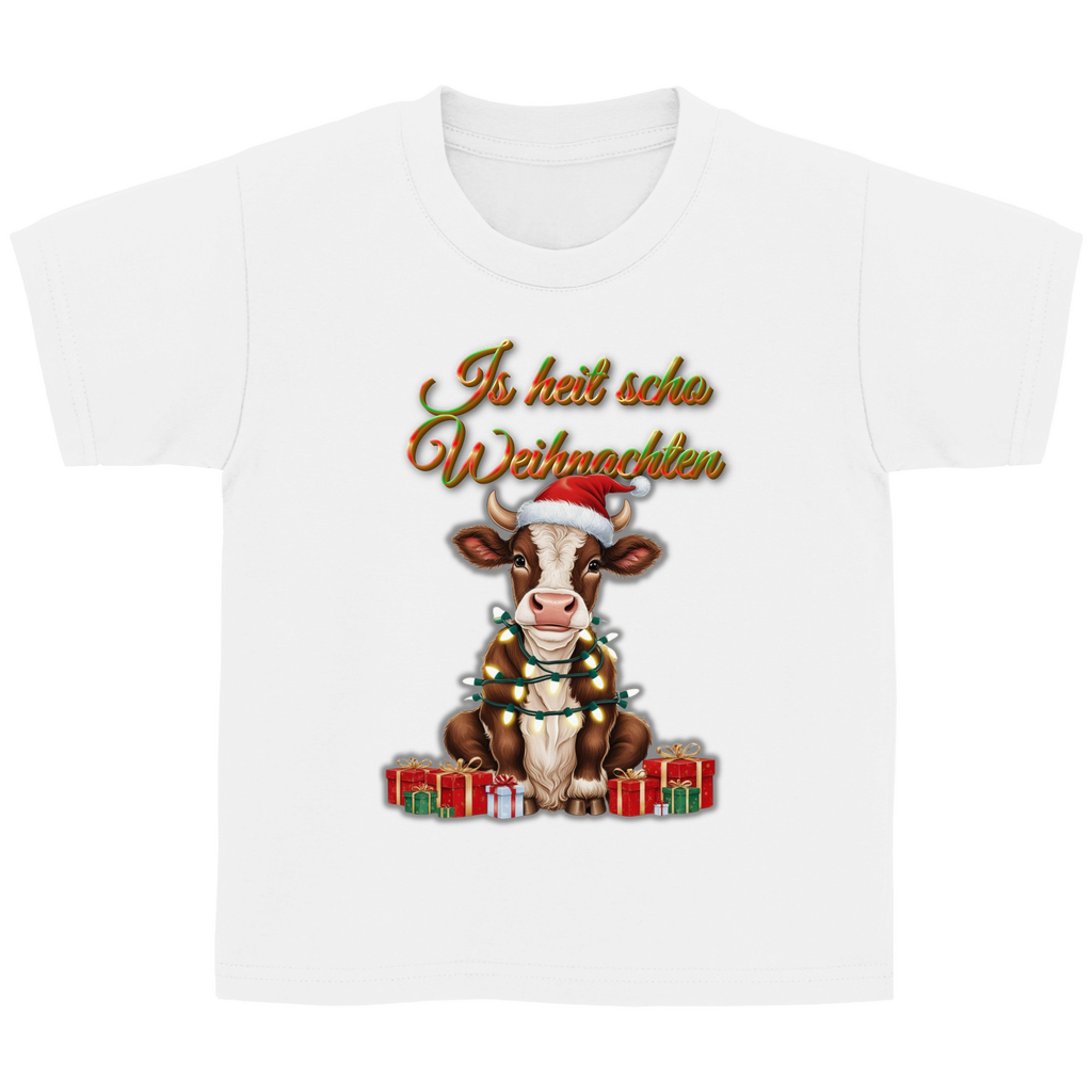 Kinder Basic T-Shirt Is heit scho Weihnachten