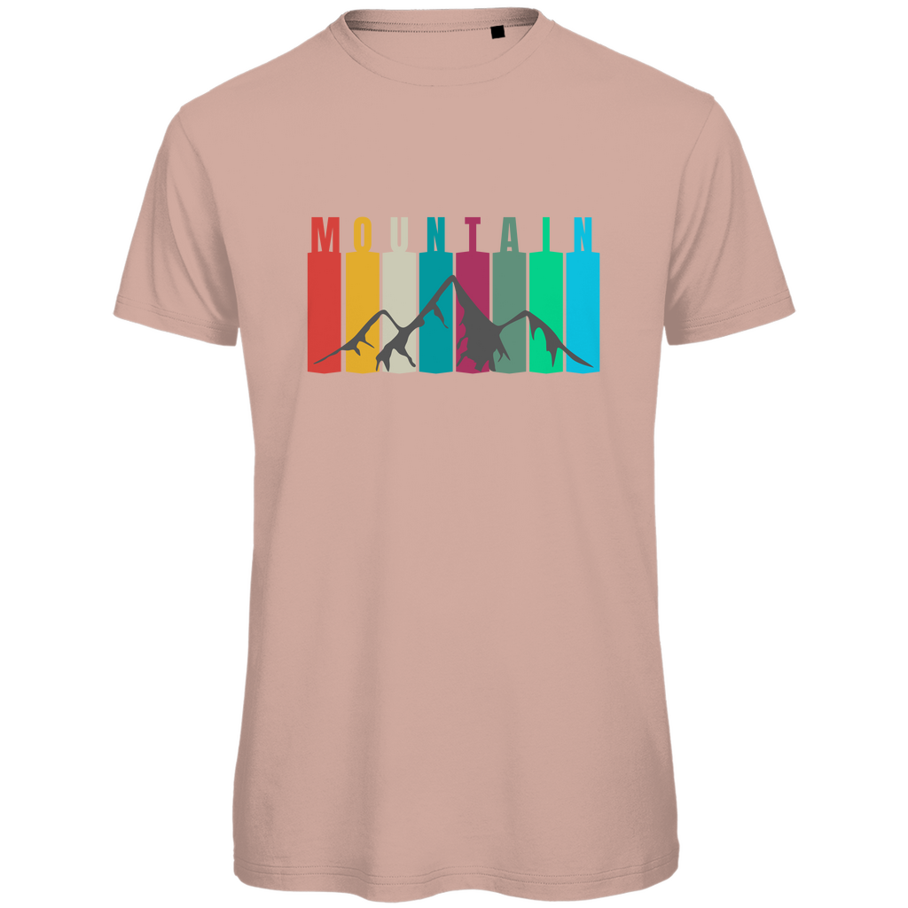 Herren Premium Bio T-Shirt Vintage Mountain