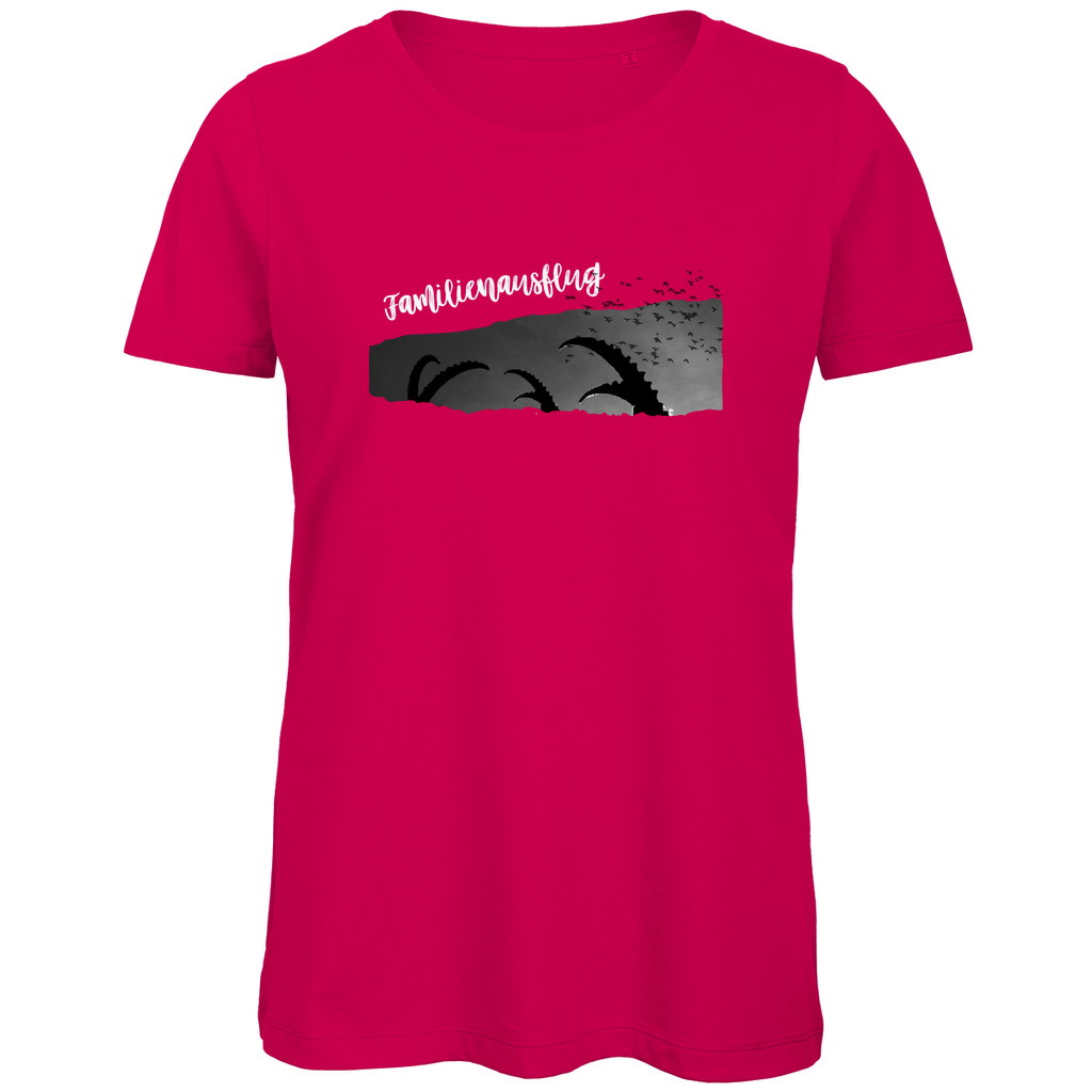Damen Premium Bio T-Shirt Familienausflug