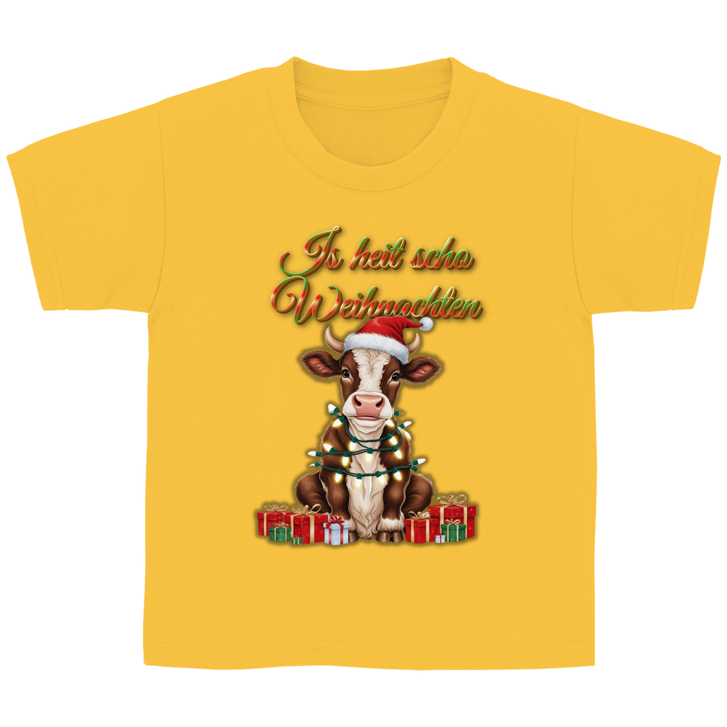 Kinder Basic T-Shirt Is heit scho Weihnachten