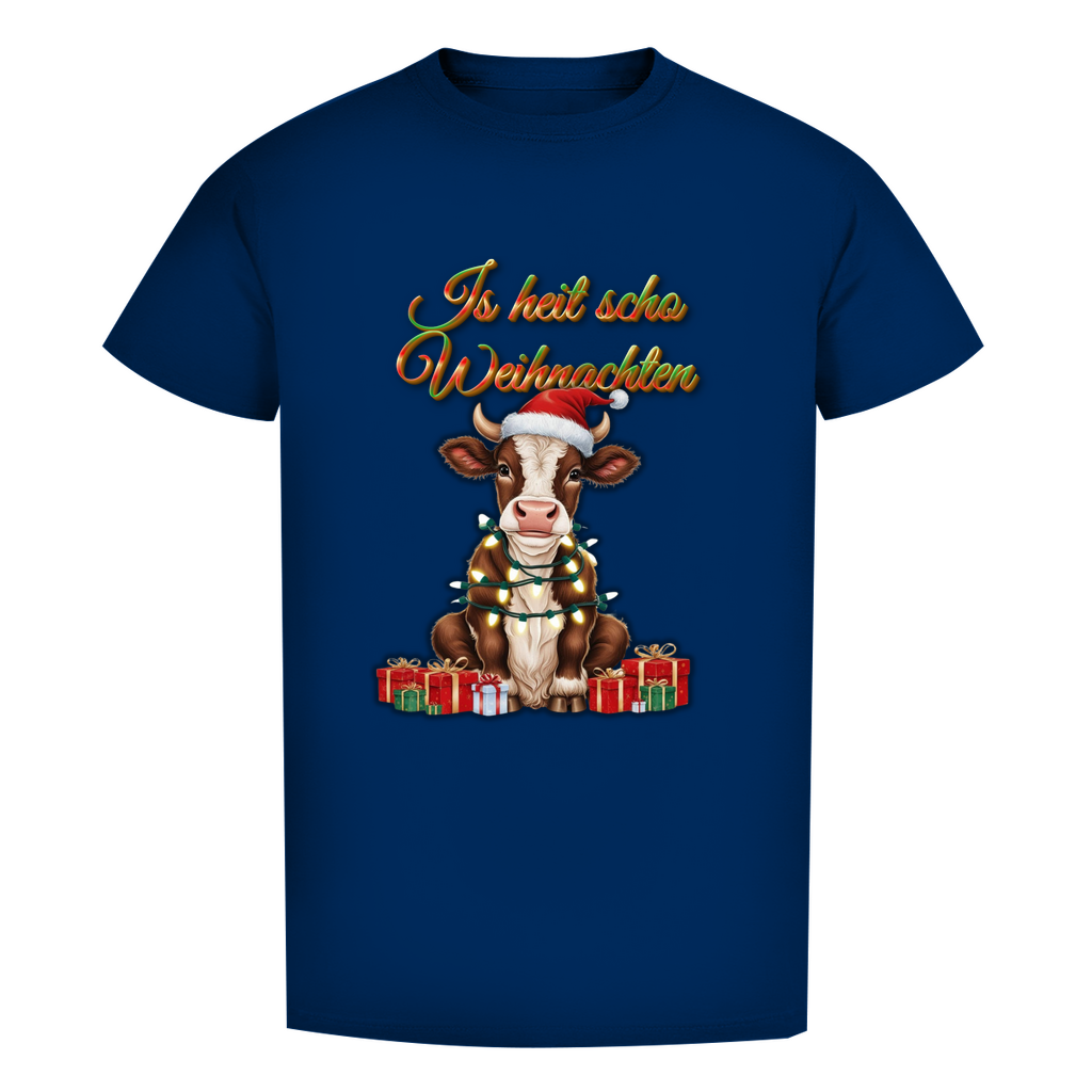 Herren Premium Bio T-Shirt Is heit scho Weihnachten