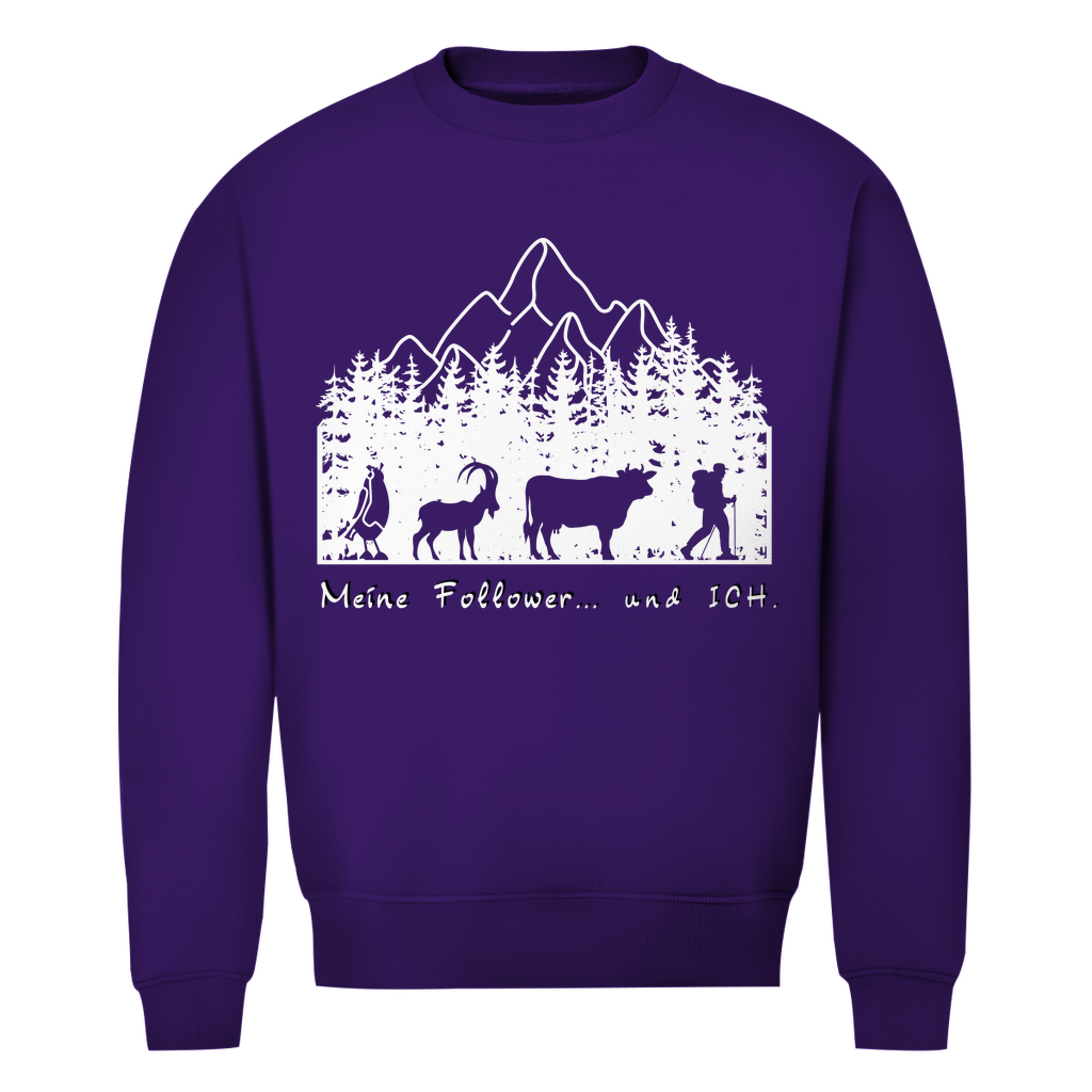 Herren Premium Bio Sweatshirt Meine Follower...