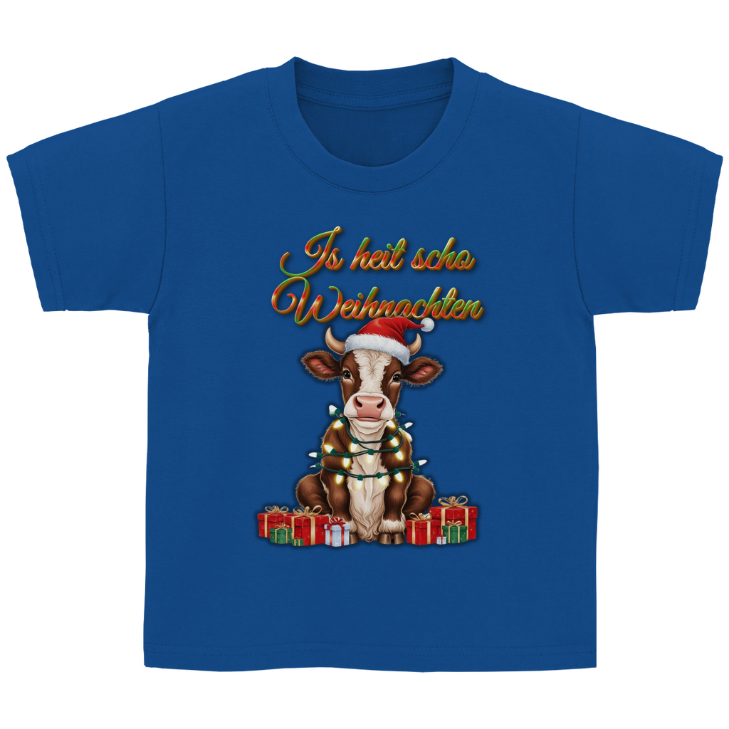 Kinder Basic T-Shirt Is heit scho Weihnachten