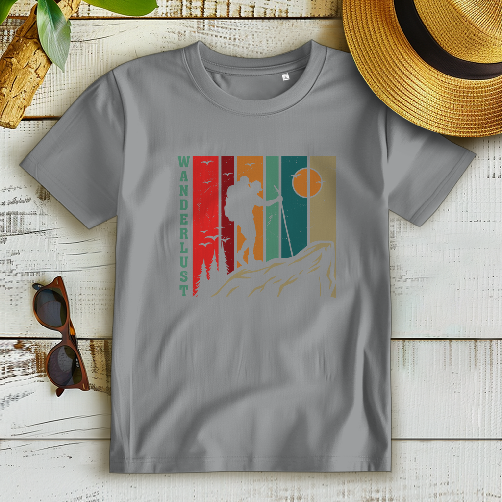 Damen Premium Bio T-Shirt Bergsteiger retro