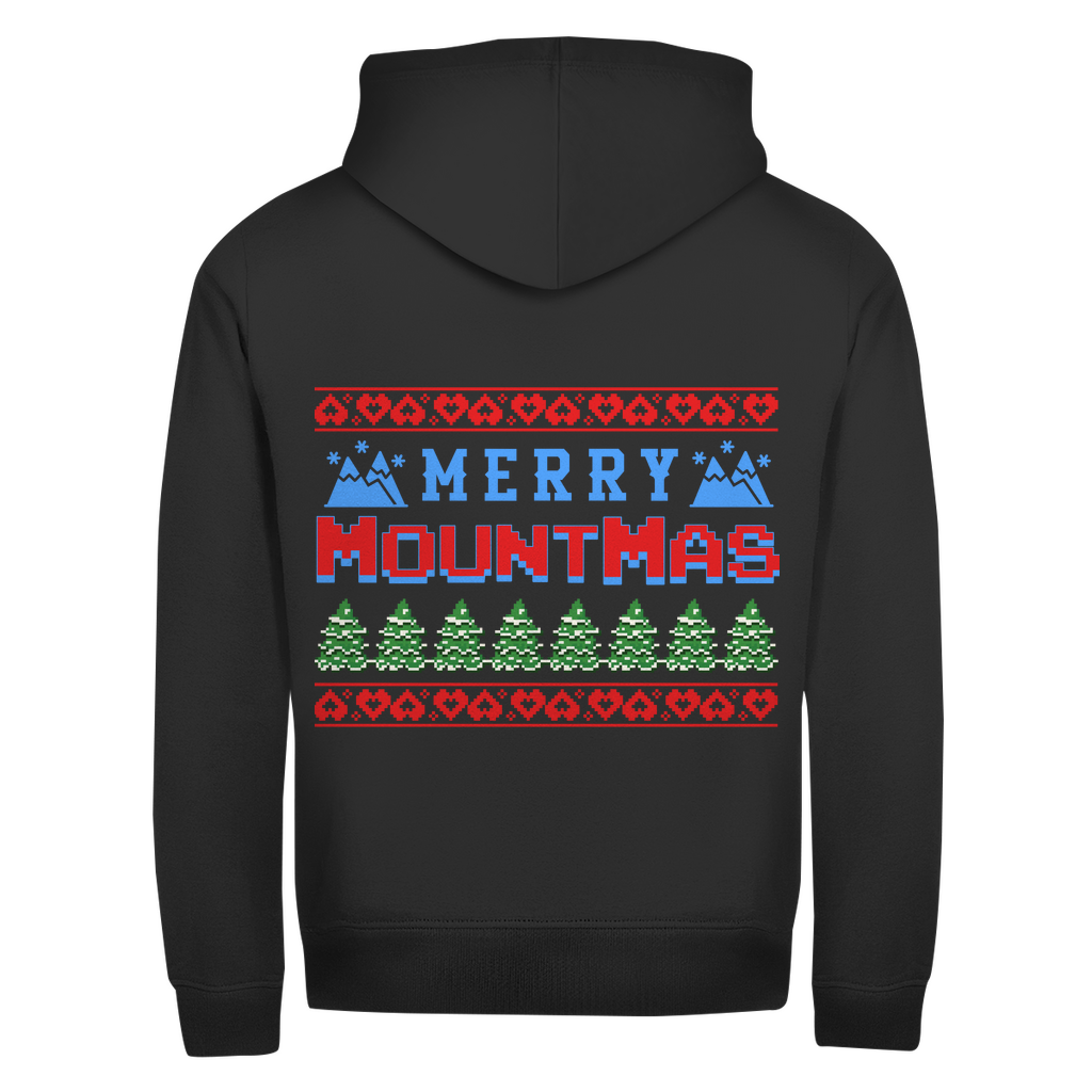 Herren Zipper Hoodie Merry Mountmas