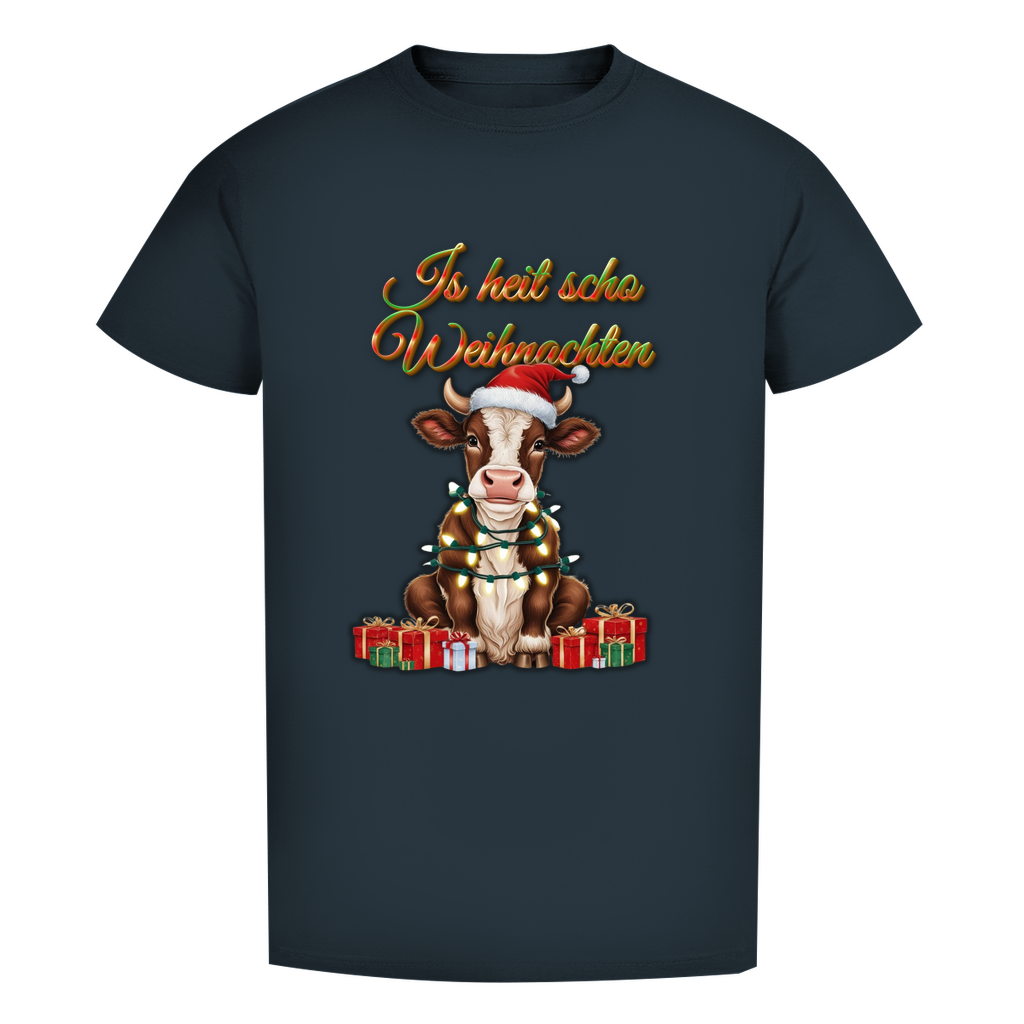 Herren Premium Bio T-Shirt Is heit scho Weihnachten