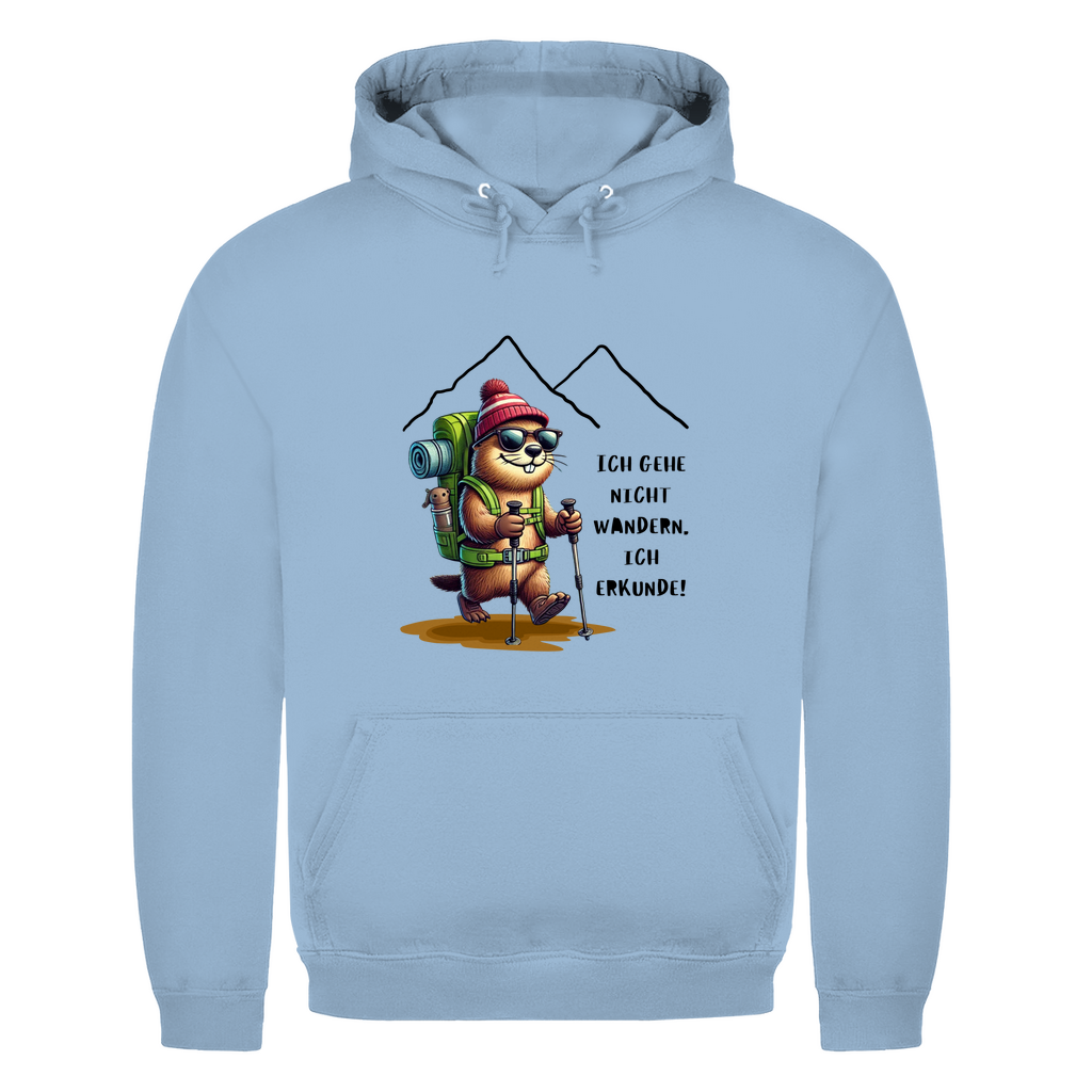 Herren Hoodie Ich erkunde...
