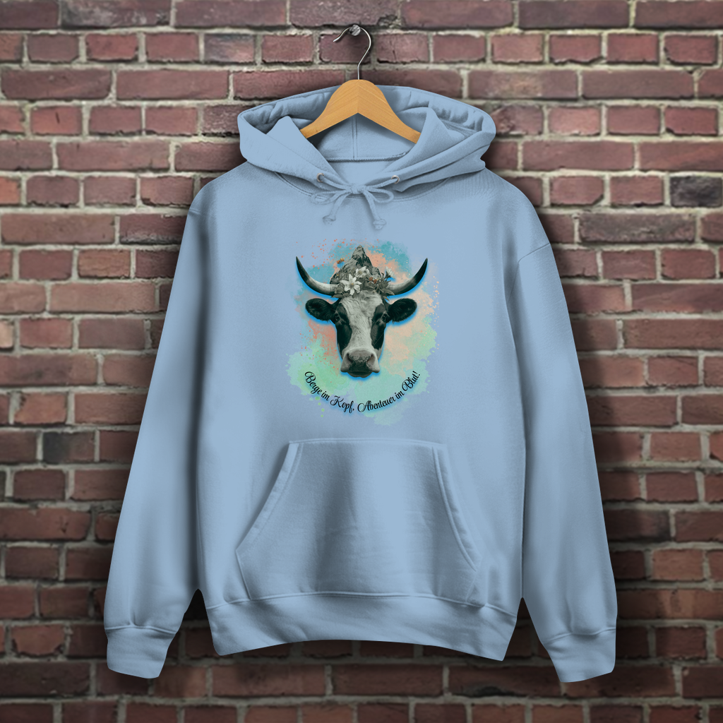 Damen Hoodie Berge im Kopf