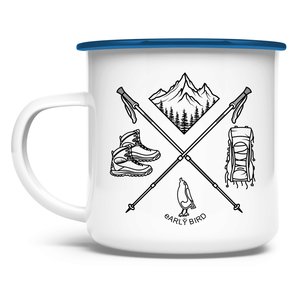 Emaille Tasse Wanderlust