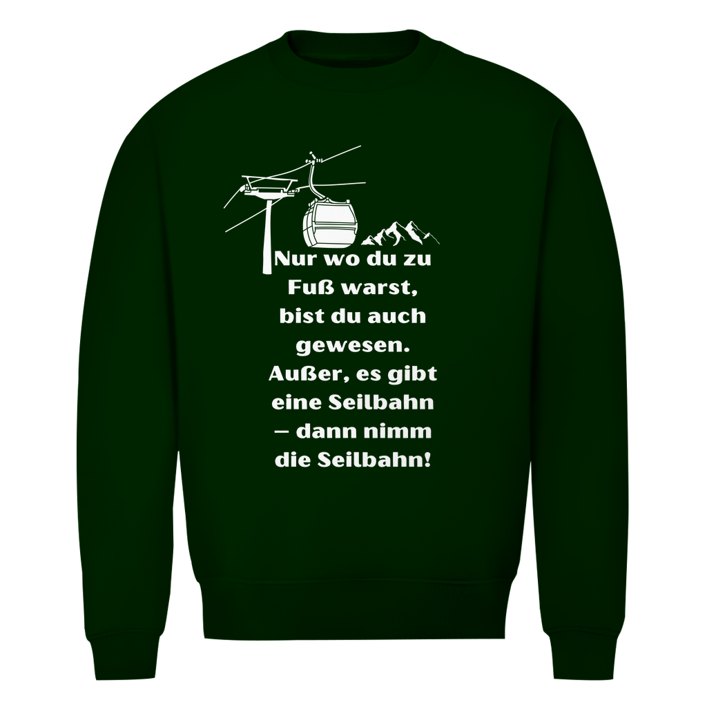 Herren Premium Bio Sweatshirt Seilbahn