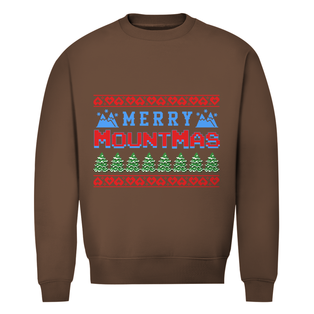 Herren Premium Bio Sweatshirt Merry Mountmas