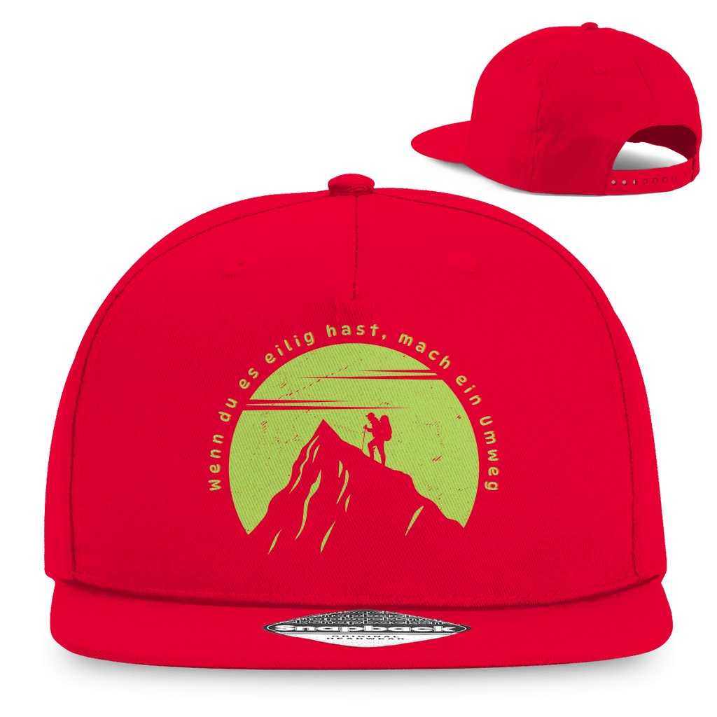 Snapback Rapper Cap Wenn du es eilig hast...