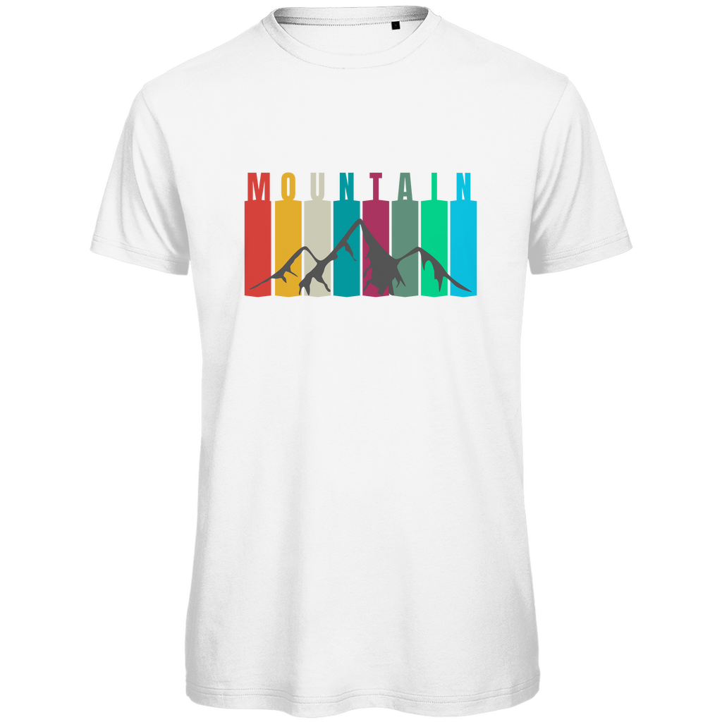 Herren Premium Bio T-Shirt Vintage Mountain